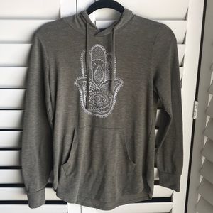 Comfy hooded shirt